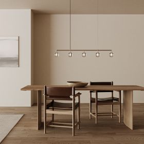 DOUL Lange Hngeleuchte fr den Esstisch Minimalistische und elegante Hngelampe fr den Esstisch.