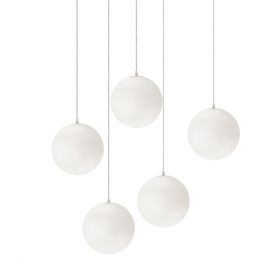 HIGH MOON 5-light globe pendant light set