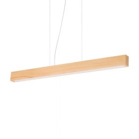 FELO Schmale LED Pendelleuchte aus Holz