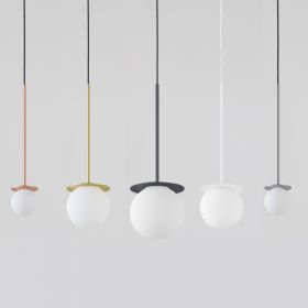 MIORI Small spherical glass pendant light