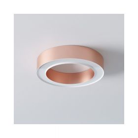 ALFRED Ring-shaped LED ceiling light Deckenleuchte in 40 cm Dm, Kupfer.