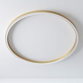 ALFRED Ringfrmige LED Deckenleuchte Grosse Ring-Deckenleuchte in Gold.
