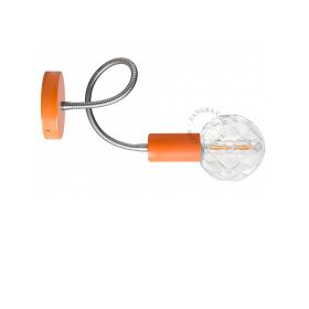 BILLE Flexible Wandlampe mit Farbakzent Flexible Wandlampe in leuchtend Orange.