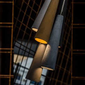 LEVI 5-flam. Betonlampe Die Betonleuchte wird in vielen Farben angeboten.