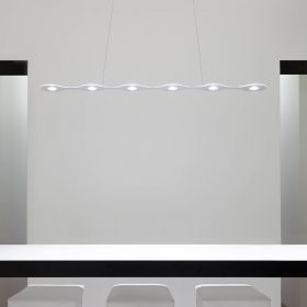 FABLE Lange LED Hngeleuchte dimmbar Sehr flaches Design.