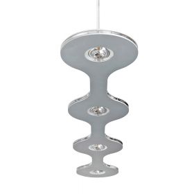 FABLE Lange LED Hngeleuchte dimmbar Leuchte in der Oberflche Aluminium eloxiert.