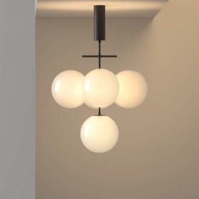 PLANETA Modern chandelier with 5 globes