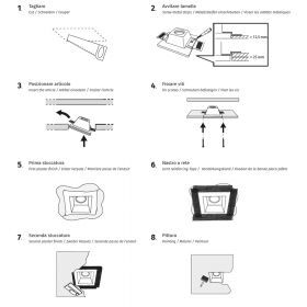 DROM recessed ceiling light like fanlight