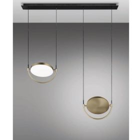 GIOTTO Moderne LED Hngeleuchte Italienische Hngeleuchte mit zwei verstellbaren Lichtquellen.