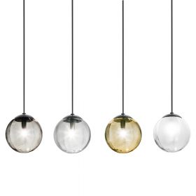 PUPPET Italian ball glass lamp Lampenglser in Rauch, Klar, Amber, Wei.