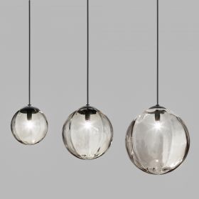 PUPPET Italian ball glass lamp Glaskugel-Leuchte wahlweise im Durchmesser 16, 22 oder 28 cm.
