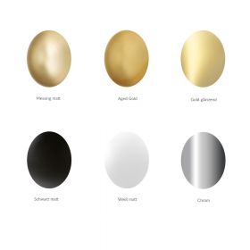 ELLA Large design pendant light Oberflchen der Leuchten.