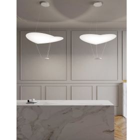 CYRCLE Groe Design-Hngeleuchte Ausfhrung des Reflektor-Blatts in matt Wei.