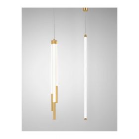 COSIMA Italienische Design Linienleuchte vertikal Vertikale Design Leuchte (Abb. links Mehrflammig)