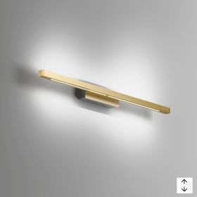 TRATTI Long brass wall light Up&Down