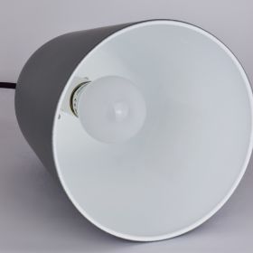 JEP Kleine Pendellampe mit weiem Metallschirm Das Leuchtmittel verschwindet komplett im Lampenschirm.