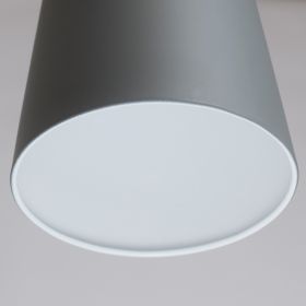 JEP Kleine Pendellampe mit weiem Metallschirm Lampenschirm Innenseite in Wei.