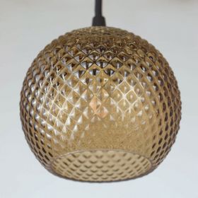 MINI KNAP BALL Pendelleuchte mit gepresstem Glas