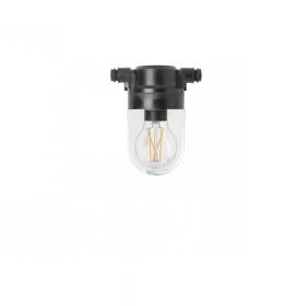 BASE Auenleuchte mit Glassturz Einfache Auen- oder Kellerlampe.