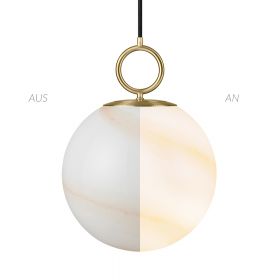 STOCKHOLM hanging lamp glass globe Hngeleuchte Kugelglas beleuchtet/unbeleuchtet.