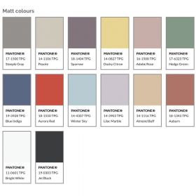KIND Large pendant lamp in many colors Pendellampe in gedeckten Pantone Farben.