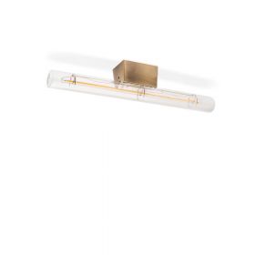 BOBBY rod wall lamp Stablampe 30 cm, Halterung aus Messing.