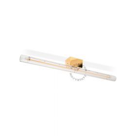 BOBBY rod wall lamp Deckenleuchte mit goldener Halterung.