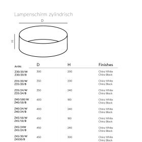 COPO Moderne Tischleuchte Lampenschirme zur Auswahl.