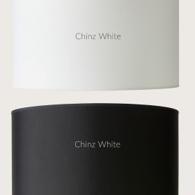 COPO Moderne Tischleuchte Lampenschirm Chinz Schwarz oder Wei.