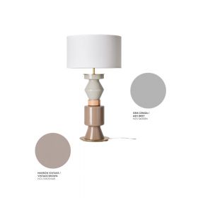 KITTA PONN Modern table lamp Schne Wohnzimmer Lampe in warmen Farbtnen.