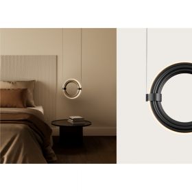 NELLI Ring-shaped designer pendant light Schmucke Hngeleuchte fr moderne Interieurs.