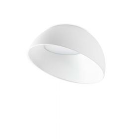 CAROLLA ceiling light with semicircular shade Deckenlampe mit seitlich gerichtetem Licht.