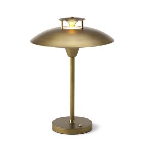 MUUV rechargeable table lamp Akku Tischlampe in Messing-Antik.