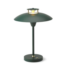 MUUV rechargeable table lamp Akku Tischlampe in Dunkelgrn.