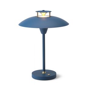 MUUV rechargeable table lamp Akku Tischlampe in Blau.