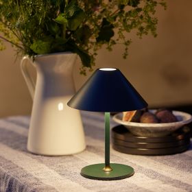 HATTY rechargeable table lamp Outdoor Akku-Tischlampe in Dunkelgrn.