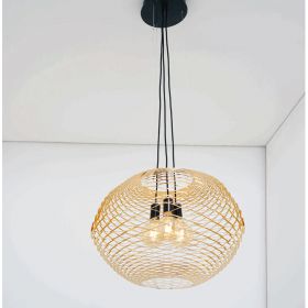 NET Italienische Design Hngeleuchte 75 cm Goldene Hngeleuchte mit 75 cm Durchmesser.