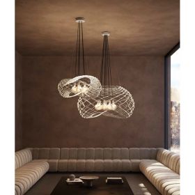 NET Italian design pendant light 100 cm Groe Wohnzimmer-Leuchten.