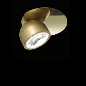 PRAX Hochwertiger Spot aus Messing Schner Messing Spot mit hellem Licht.
