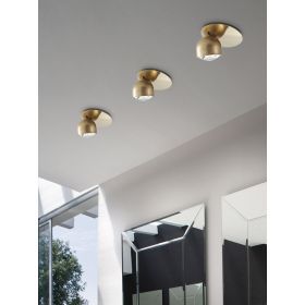 PRAX Hochwertiger Spot aus Messing Stilvolle Beleuchtung fr Kche oder Wohnzimmer.