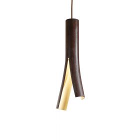 OLMA Design Hngeleuchte Hngeleuchte in Corten und Blattgold.