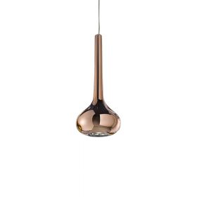GRANDA Design Hngeleuchte in glnzend Metallic Tropfenfrmige Hngeleuchte in Kupfer.