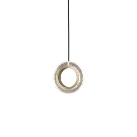 YO-YO Glitzernde Design-Pendelleuchte  10,5 cm Pendellampe, Champagnerfarben.