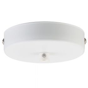 TROPFEN TEXTIL White drop-shaped pendant light Deckenbaldachin mit zustzlichen seitl. Kabeleingang.