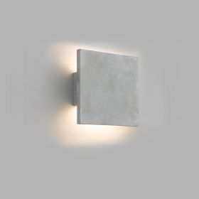 WING Flat square outdoor wall light Up & Down