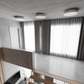 BOWL Large glass ceiling light Moderne Glas-Deckeneleuchte.