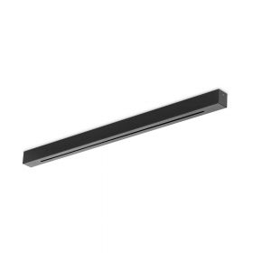 Lnglicher Deckenbaldachin mit 6 Auslssen Schwarze Variante des 73 cm lange Baldachins.