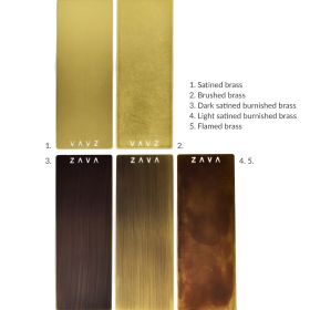 RINGS Ring LED design wall light made of brass Messing Oberflchen der Ring-Leuchte.