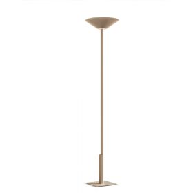 FLY Groe Bodenstehleuchte Stehleuchte von 190 cm, Oberflche Nickel golden satiniert.