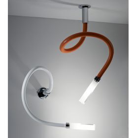 SERPEND Wandleuchte mit flexiblen Wandarm Flexible Wandarm-Lampe im originren Design.